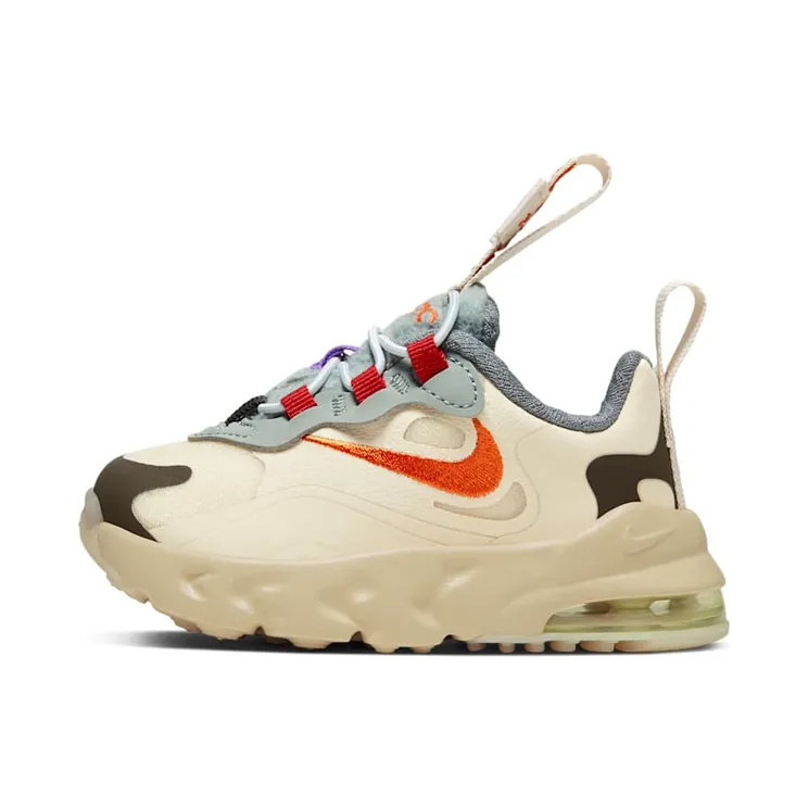 Nike Travis Scott x Air Max 270 React ENG TD ‘Cactus Trails’ Light Cream/Dark Hazel/Mica Green/Starfish (CV2413-200)