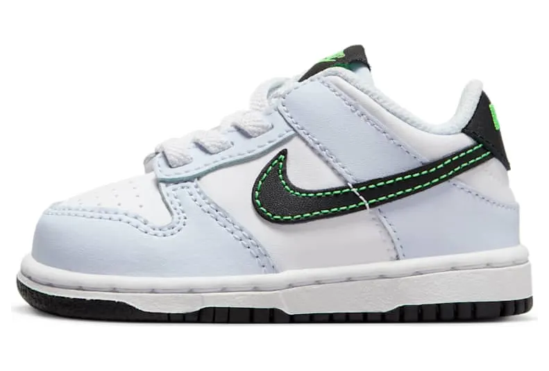 Nike Dunk Low White Football Grey Green Strike Black (FB9107-107)