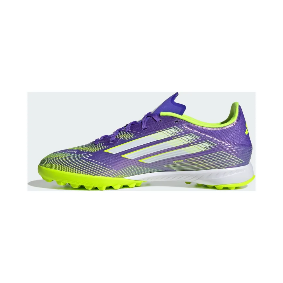 adidas F50 League TF Purple Rush Cloud White Lucid Lemon (JH7724)