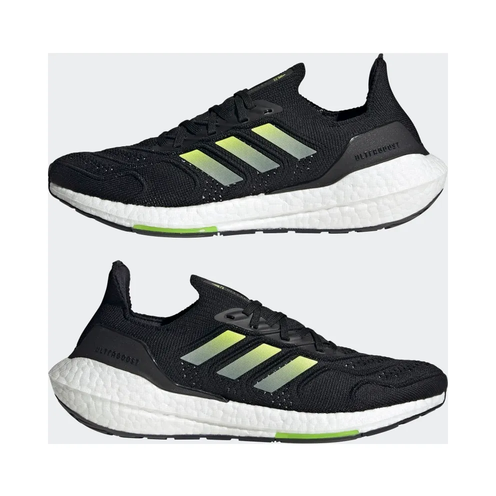 adidas Ultraboost 22 HEAT.RDY Core Black / Solar Yellow / Cloud White (H01172)
