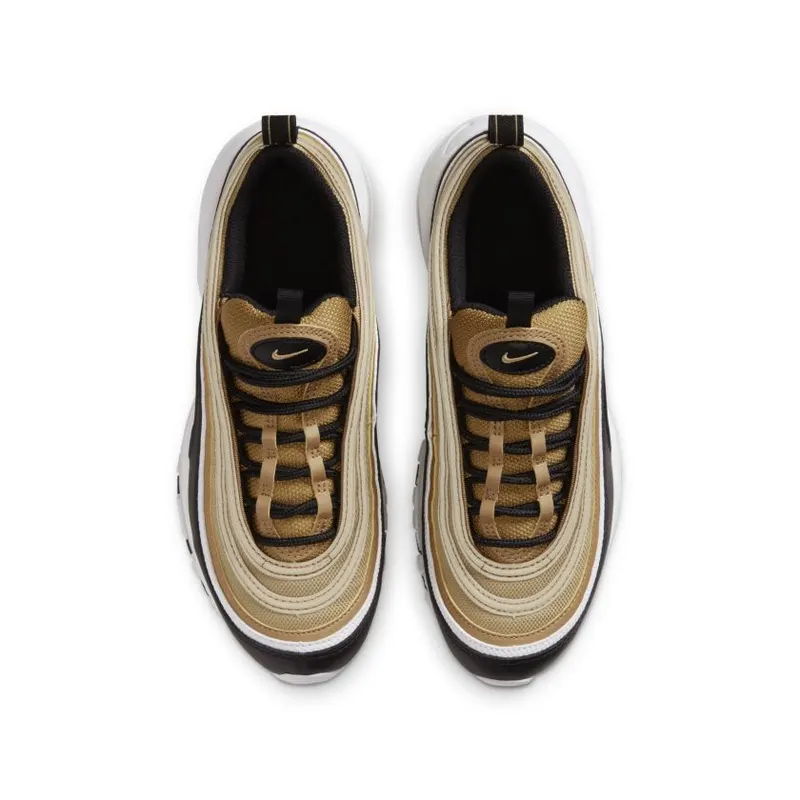 Nike Air Max 97 Metallic Gold Black White (GS) Metallic Gold/Black-White-Metallic Gold (CZ9197-700)