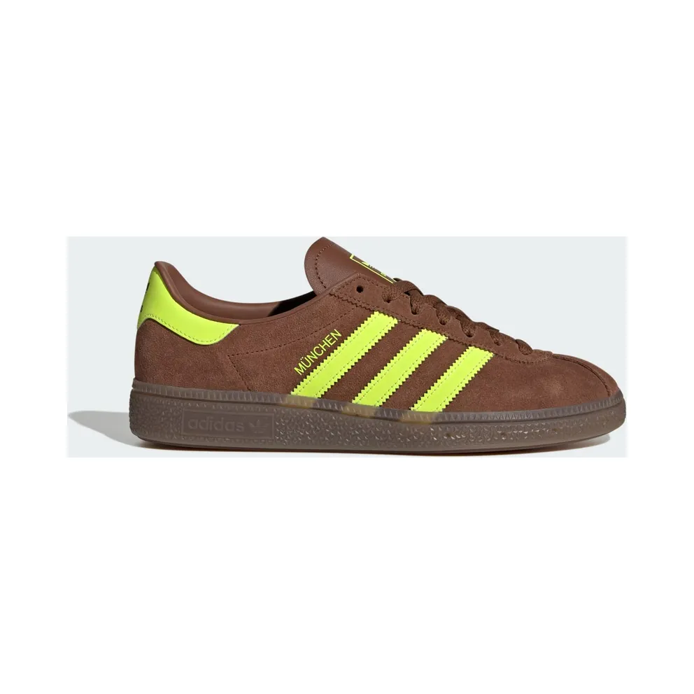 Adidas Muenchen sneakers Preloved Brown / Solar Yellow / Gum (JS3996)