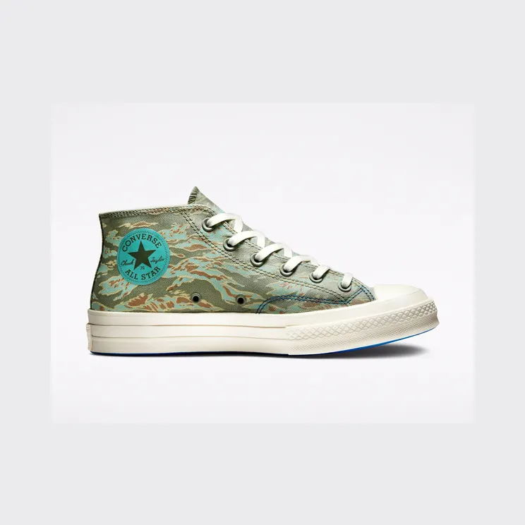 Converse x UNDEFEATED Chuck 70 Mid Sea Spray – “Seas Spray / Fossil / Egret” (172397C)