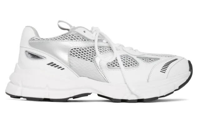 Axel Arigato White and Silver Marathon Sneakers (33036)