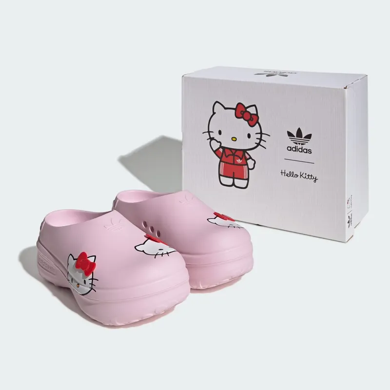 adidas adiFOM Stan Smith Mules Hello Kitty Clear Pink Red (IG4446)