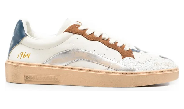 Dsquared2 Distressed Panelled “White/Blue” (SNM0494 01509031 M4293)