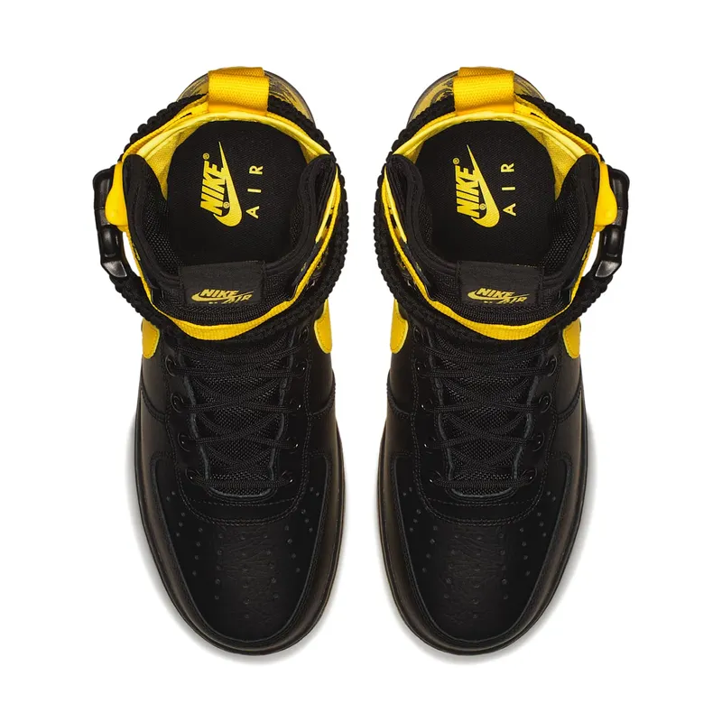 Nike SF Air Force 1 High Black Dynamic Yellow Black/Dynamic Yellow (AR1955-001)