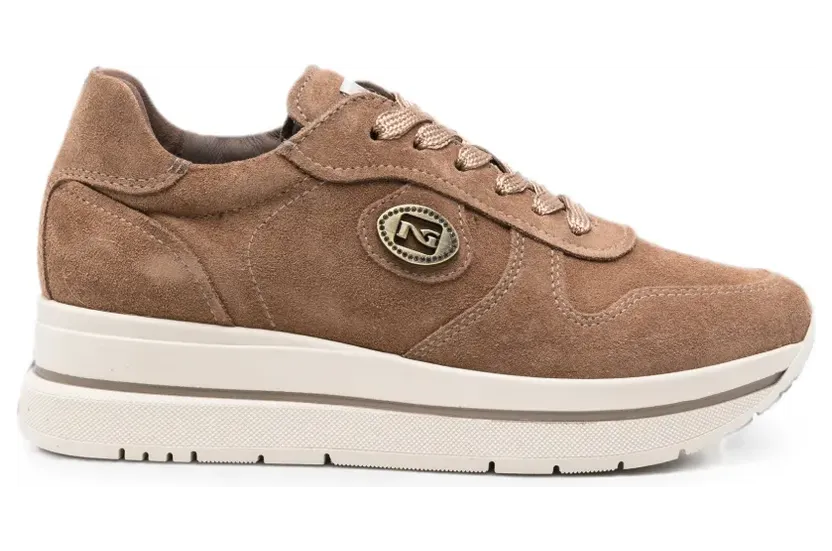 NERO GIARDINI logo-plaque platform sneakers – Bruin (I617362D442)