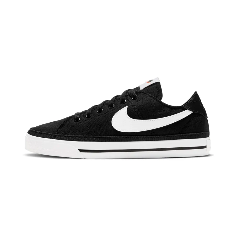 Nike Court Legacy Canvas Black White (W) (CZ0294-001)
