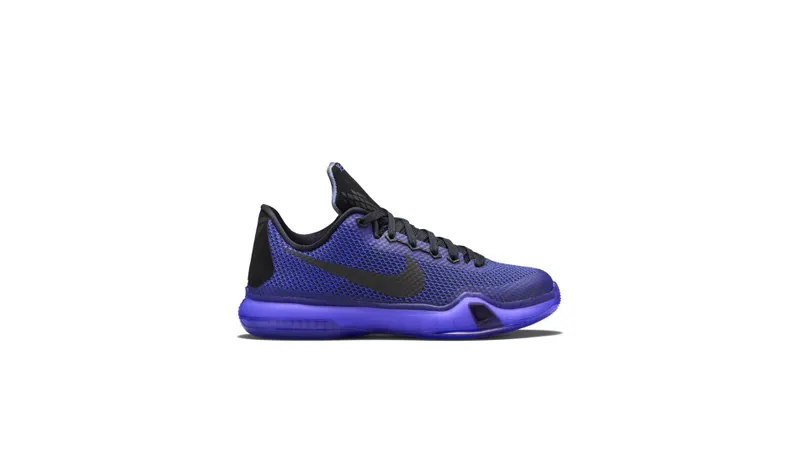 Nike Kobe X Blackout Blackout (GS) Black/Persian Violet/Volt (726067-005)