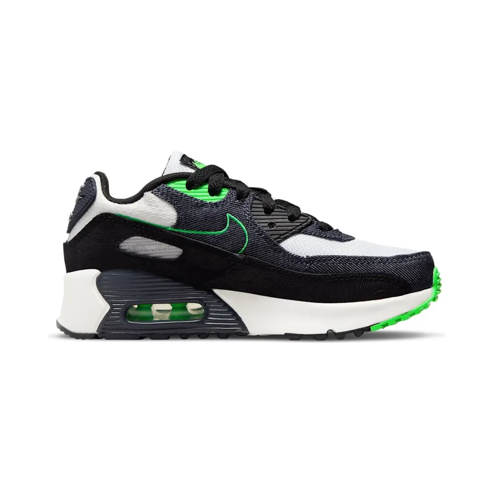 Nike Air Max 90 Ltr SEen “Black / Scream Green / Summit White / Obsidian” (DN4377-001)