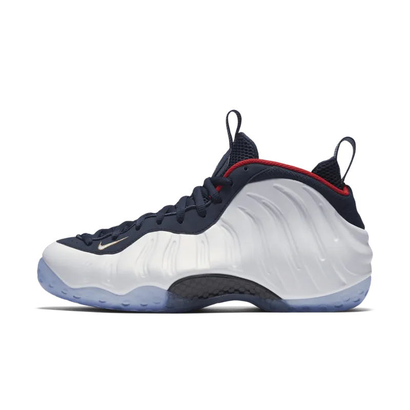Nike Air Foamposite One Olympic Obsidian/University Red-Metallic Gold-White (575420-400)