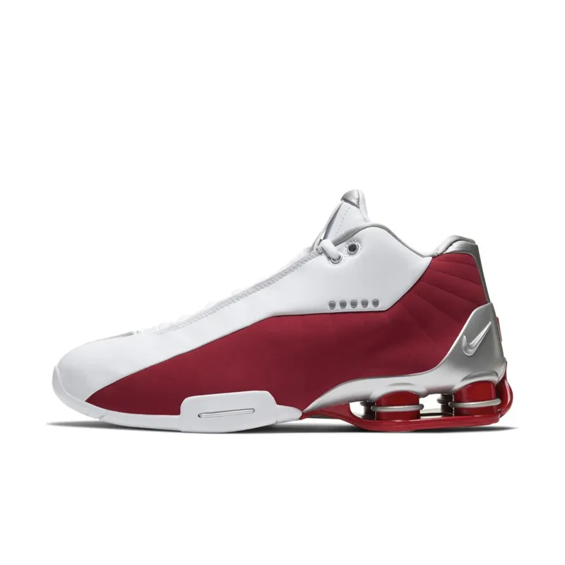 Nike Shox BB4 Varsity Red (2019) White/Metallic Silver-Varsity Red (AT7843-101)