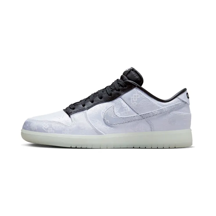 Nike Dunk Low x CLOT x Fragment Design White/Black/White (FN0315-110)