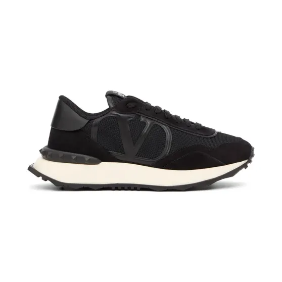 Valentino Garavani Netrunner Sneakers aus Stoff und Wildleder – Nude (YS0F28EBG)
