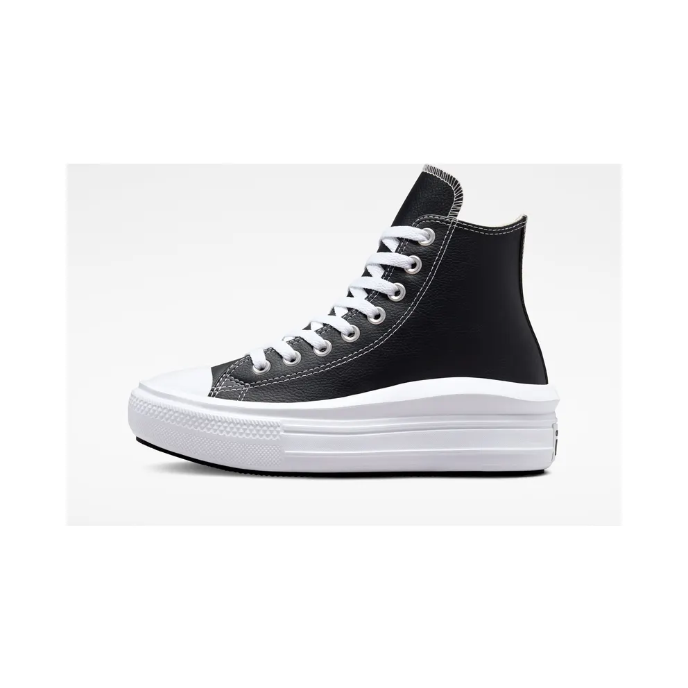 Converse Chuck Taylor All Star Move Platform Foundational Leather Black/White/White