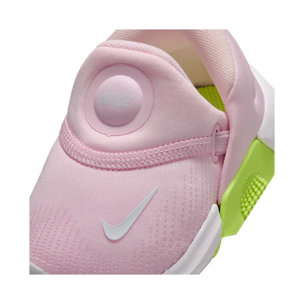 Nike Swoosh Go “Pink Foam / Volt / Barely Volt / Sail” (IB3362-600)