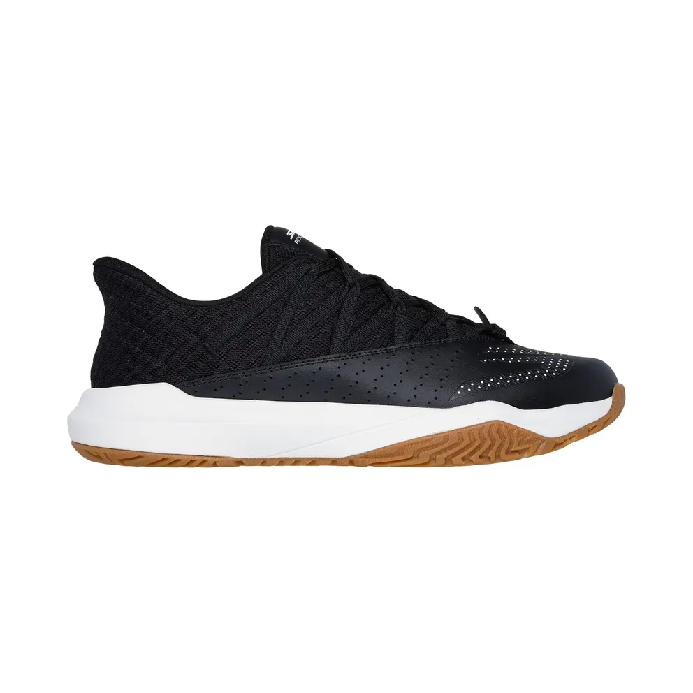 Skechers Relaxed Fit: Viper Court Rally Sneaker Black/White