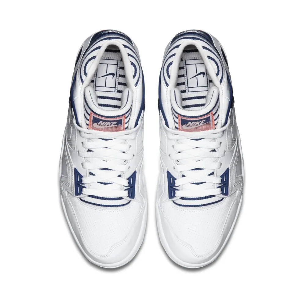 Nike Air Tech Challenge II Pinstripe White/White-Gym Blue-Bright Crimson (725157-100)
