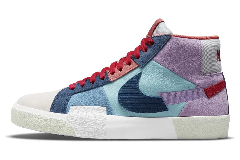 Nike SB Zoom Blazer Mid Premium Skateschoen Paars (DA8854-500)