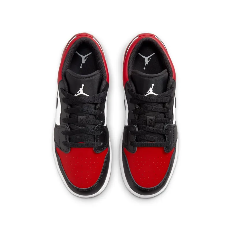 Air Jordan 1 Low Bred Toe (GS) (553560-612)