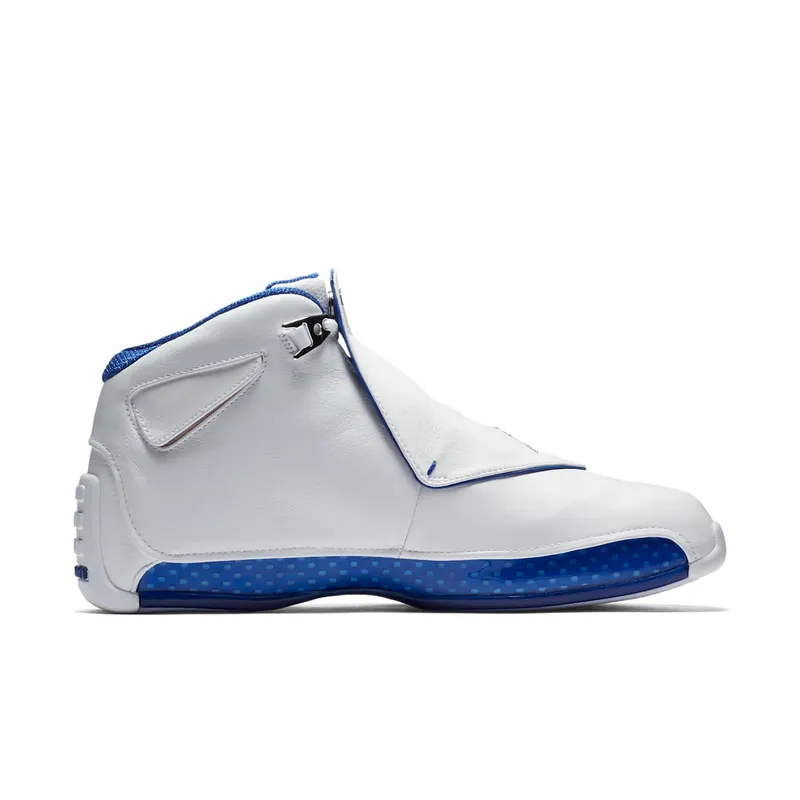 Jordan 18 Retro White Sport Royal White/Metallic Silver-Sport Royal (AA2494-106)