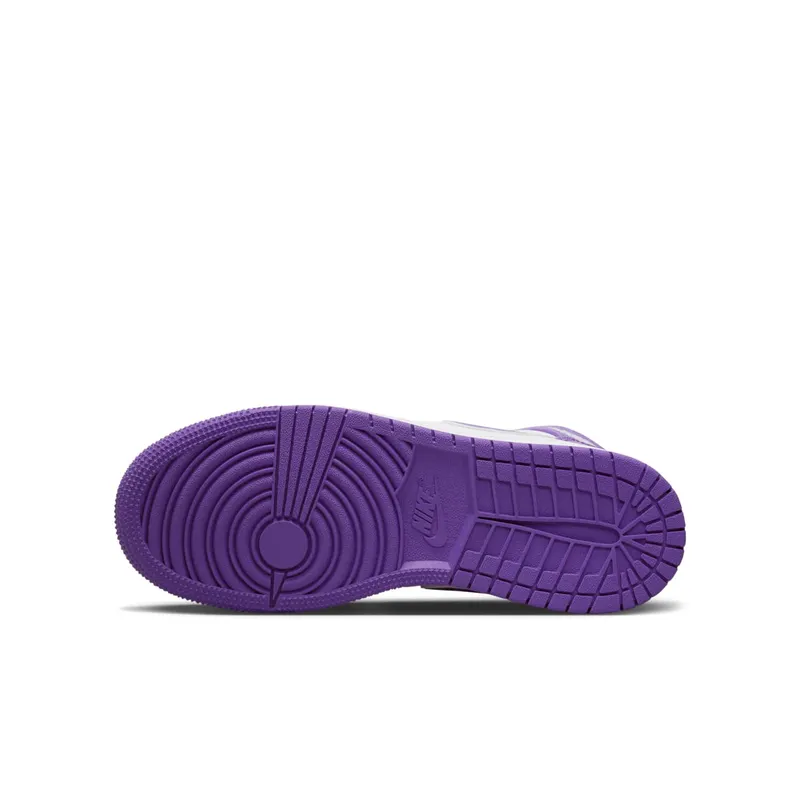 AIR Jordan 1 MID GS “White / Purple Venom” (DQ8423-511)