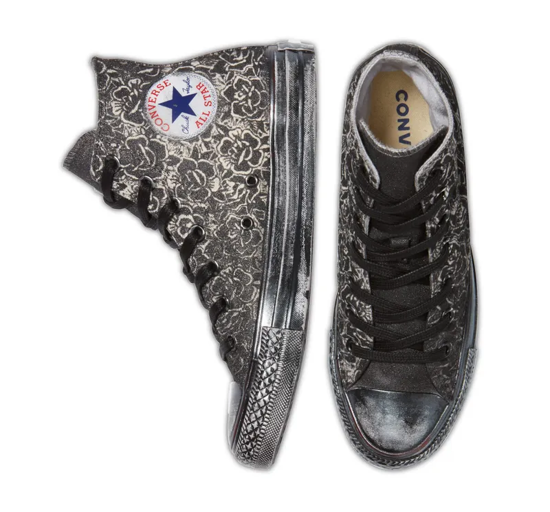 Converse Glitter Floral Chuck Taylor All Star High Top (169123C)