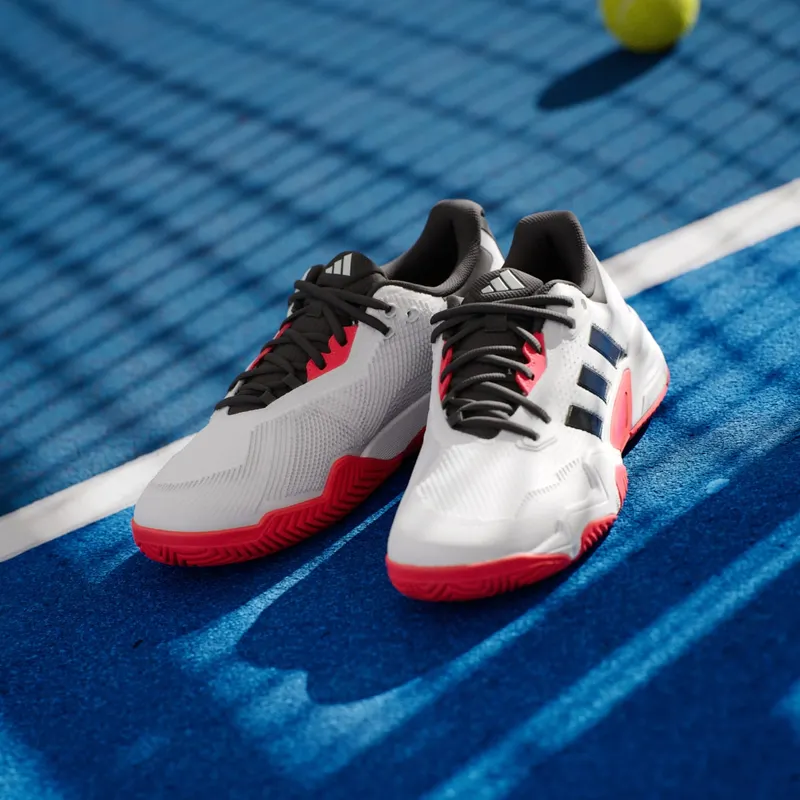 Adidas Solematch Control 2 Tennis Shoes Cloud White / Core Black / Silver Metallic (IH3088)