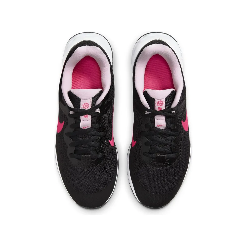 Nike Revolution 6 Older Kids’ Road Running Black 50% Sustainable Materials (DD1096-007)