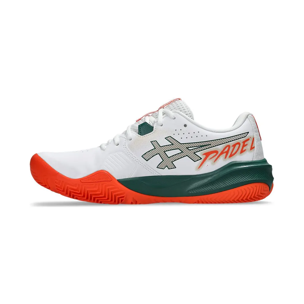 ASICS GEL-CHALLENGER 15 PADEL “White / Energy Orange” (1041A511-102)