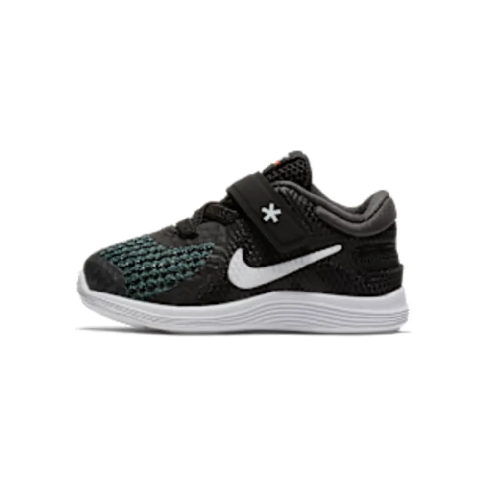 Nike Revolution 4 FlyEase “Black / Anthracite / Total Crimson / White” (AH7796-001)