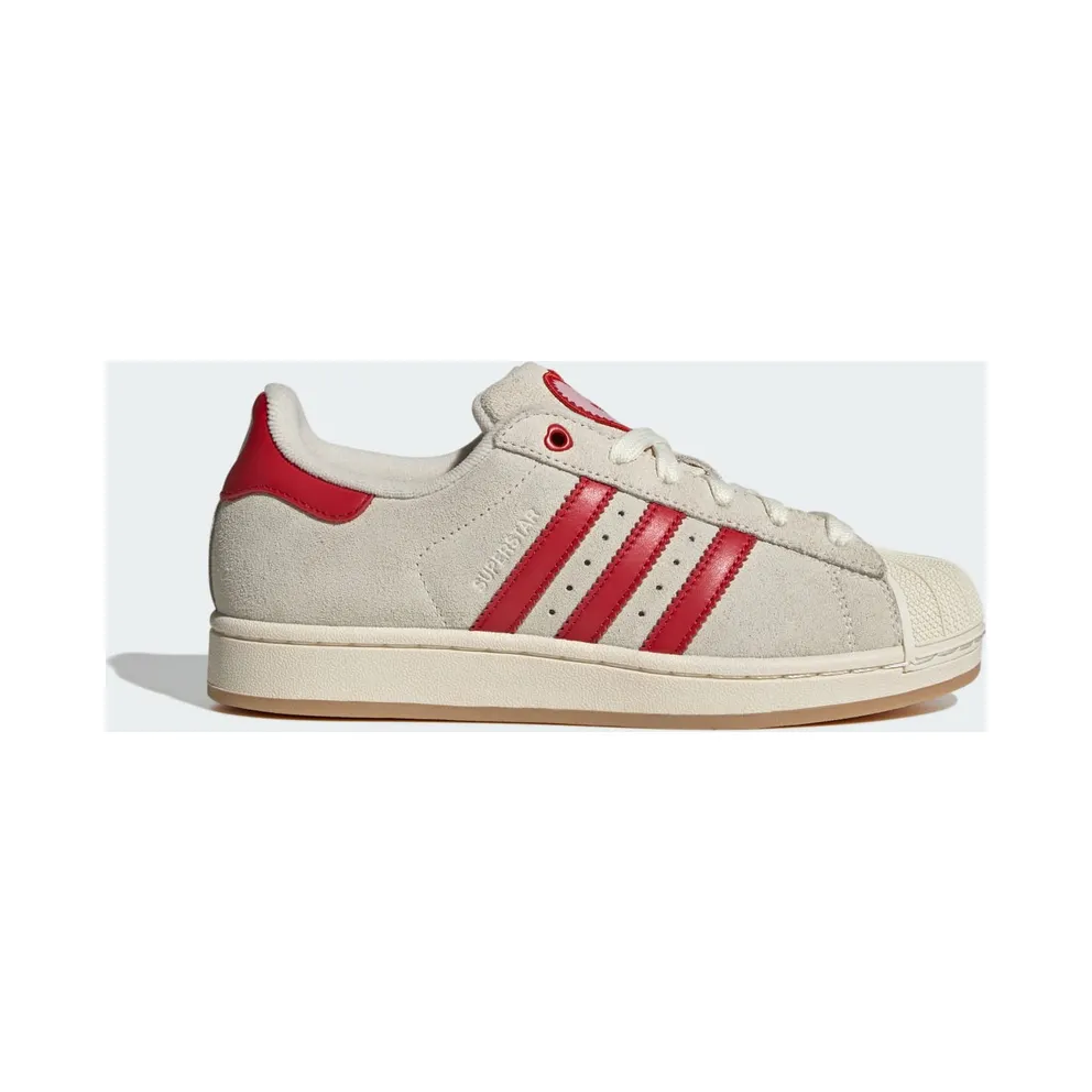 Adidas SUPERSTAR II Schuhe Cream White / Better Scarlet / Sandy Pink (KH9037)