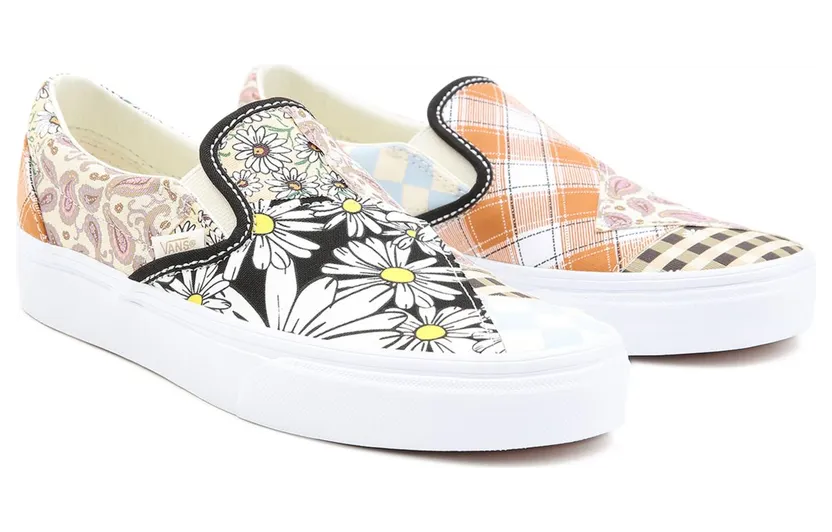 VANS Meadow Patchwork Classic Slip-on Schoenen Wit (VN0A5AO8420)