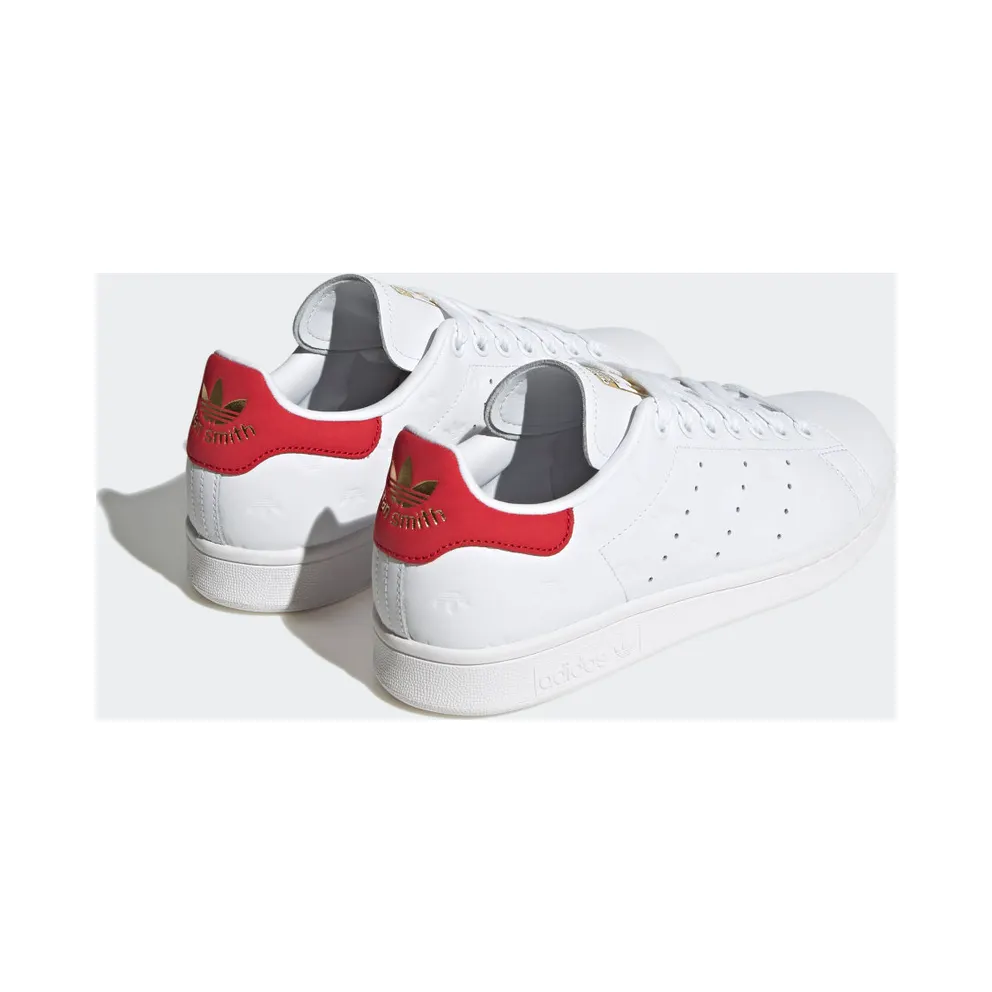 Adidas Stan Smith Cloud White / Better Scarlet / Gold Metallic (FZ6370)