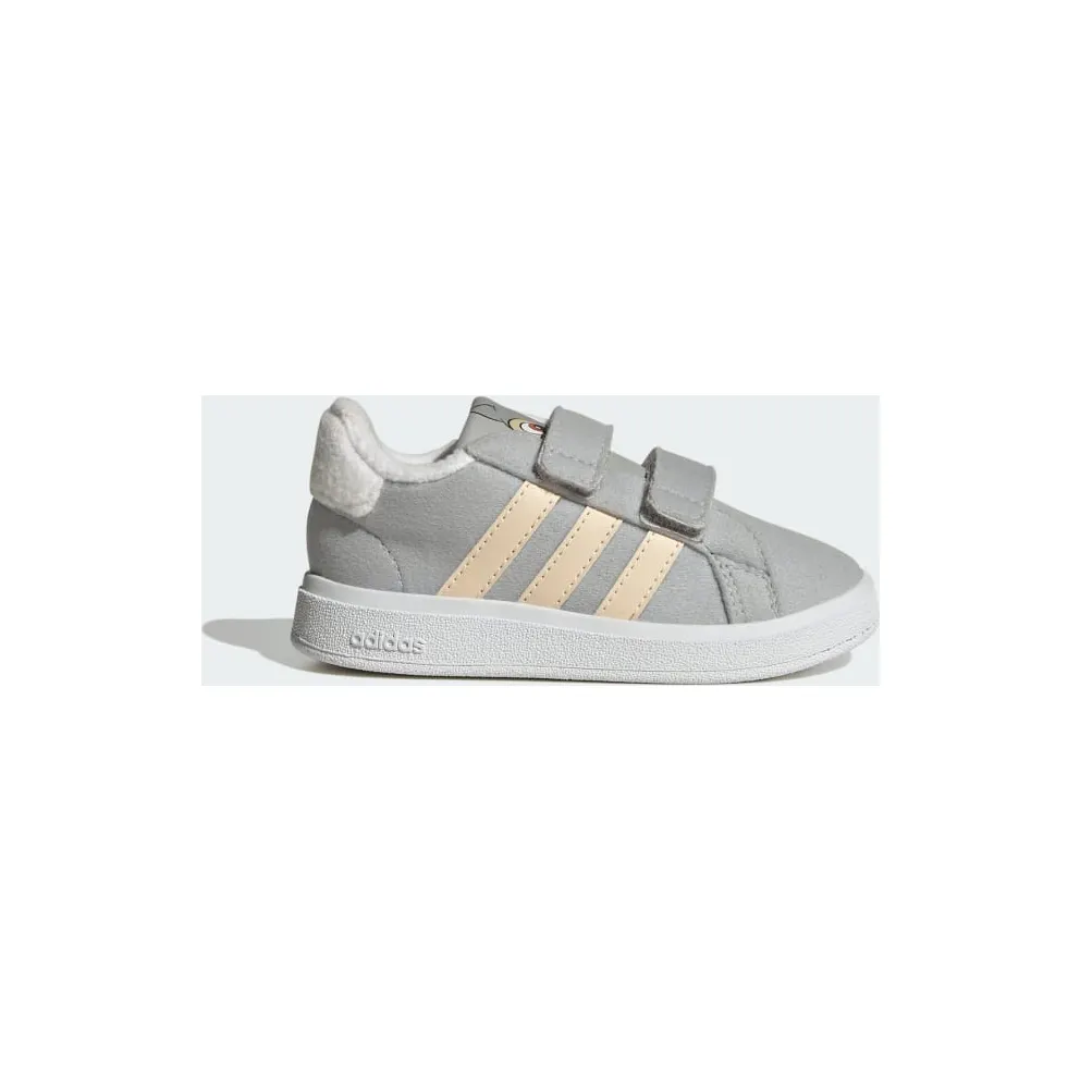 adidas Grand Court x Disney Bambi Thumper Shoes Kids Grey Two / Sand Strata / Cloud White (IG0451)