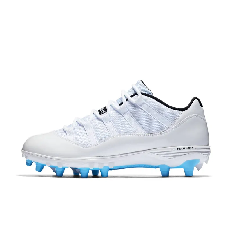 Jordan 11 Retro Low Cleat Columbia White/University Blue-Black (AO1560-117)