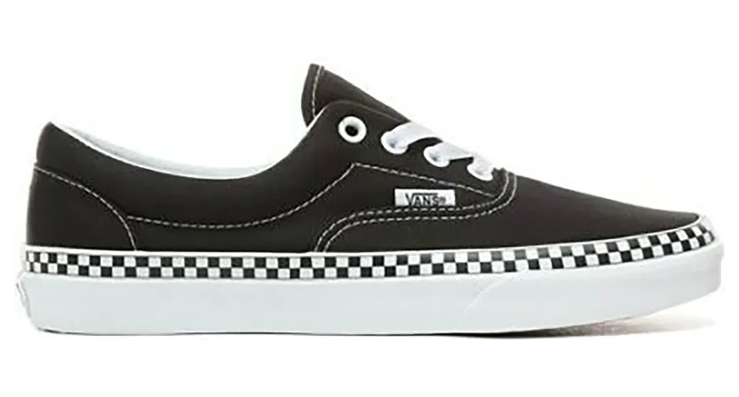 Vans Era Check Foxing Black White