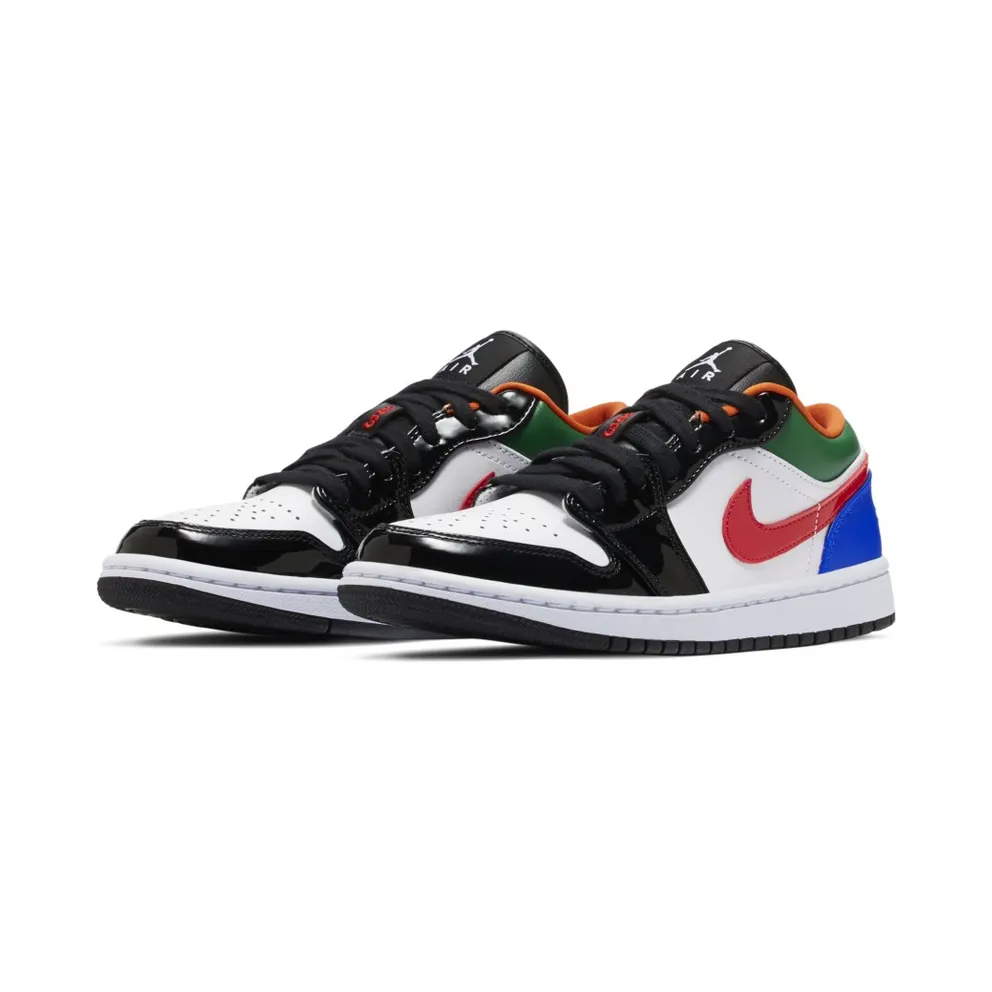 Air Jordan WMNS 1 Low Multi-Color Black Toe (2020) (CZ4776-101)