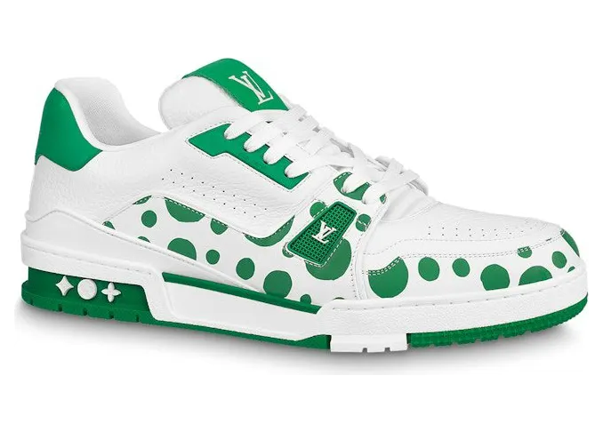 Louis Vuitton LV Trainer Yayoi Kusama Green White (1AB8KJ)