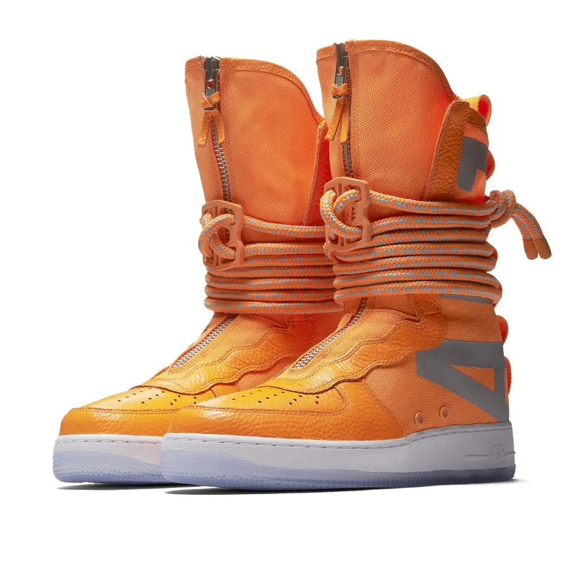 Nike SF Air Force 1 High Total Orange Total Orange/Total Orange-White (AA1128-800)