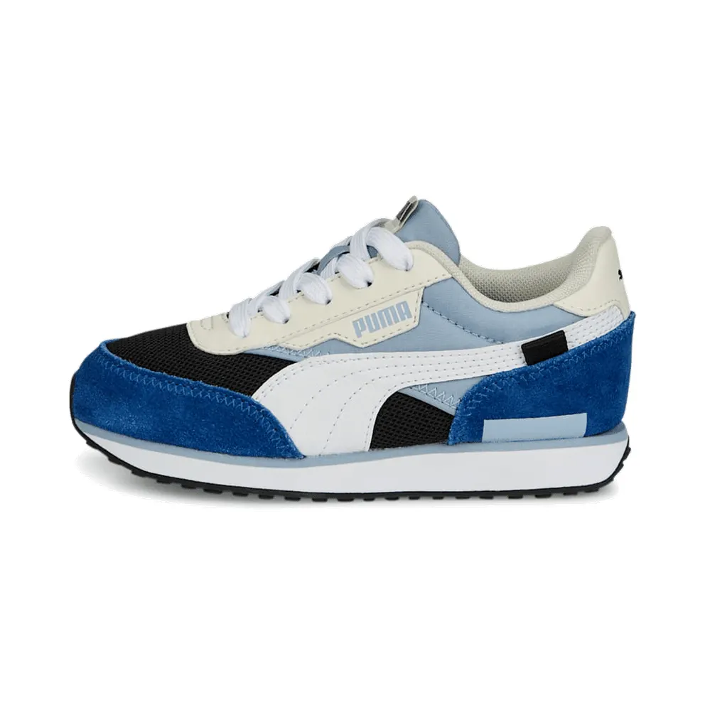 PUMA Future Rider Splash Kids’ Blue Wash/Black/White (381855-07)