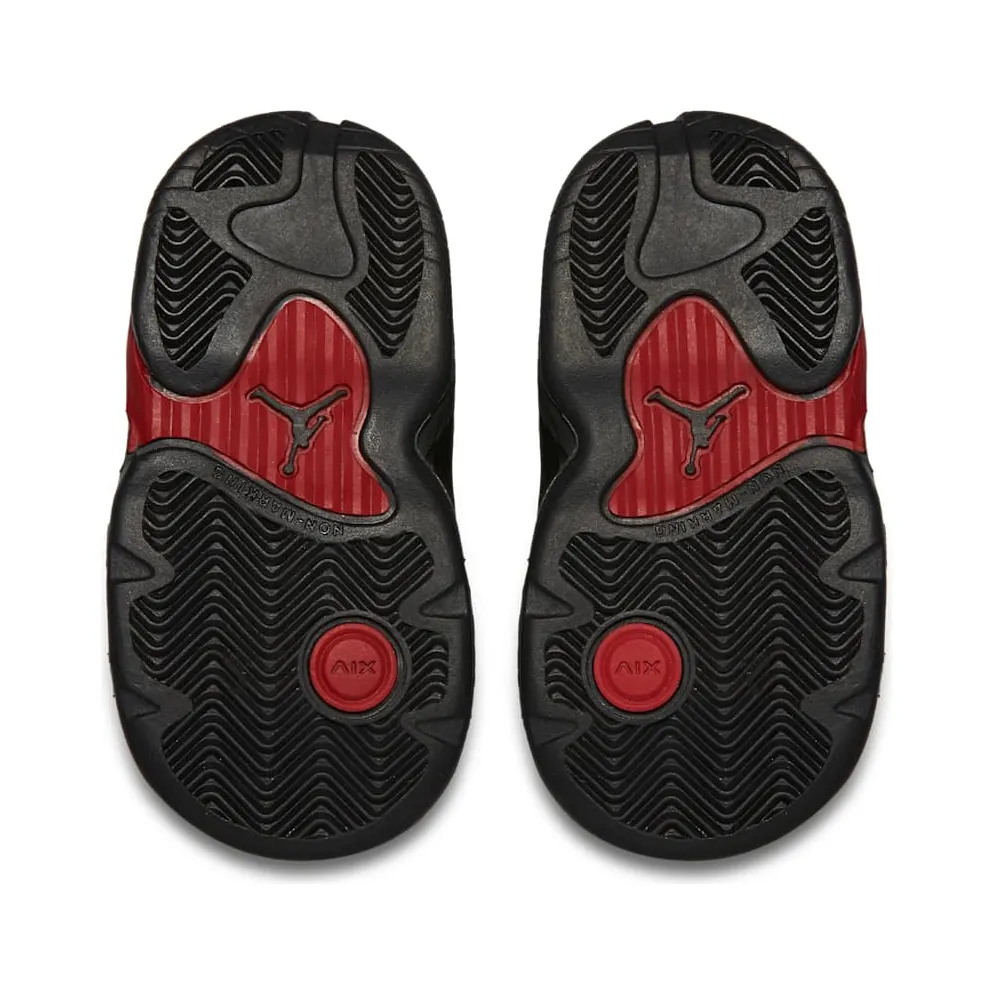 Jordan 14 Retro Last Shot 2018 (TD) Black/Varsity Red-Metallic Silver (312093-003)