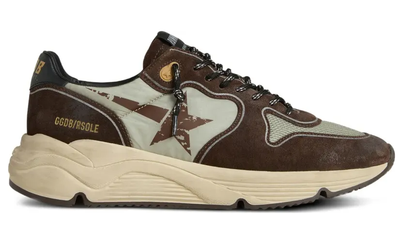 Golden Goose Running Sole Sneakers aus Wildleder – Braun (GMF00927F007998)