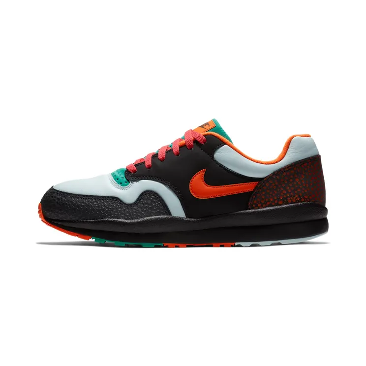 Nike Air Safari “Black / Emerald Green / Rush Pink / Team Orange” (AO3298-002)