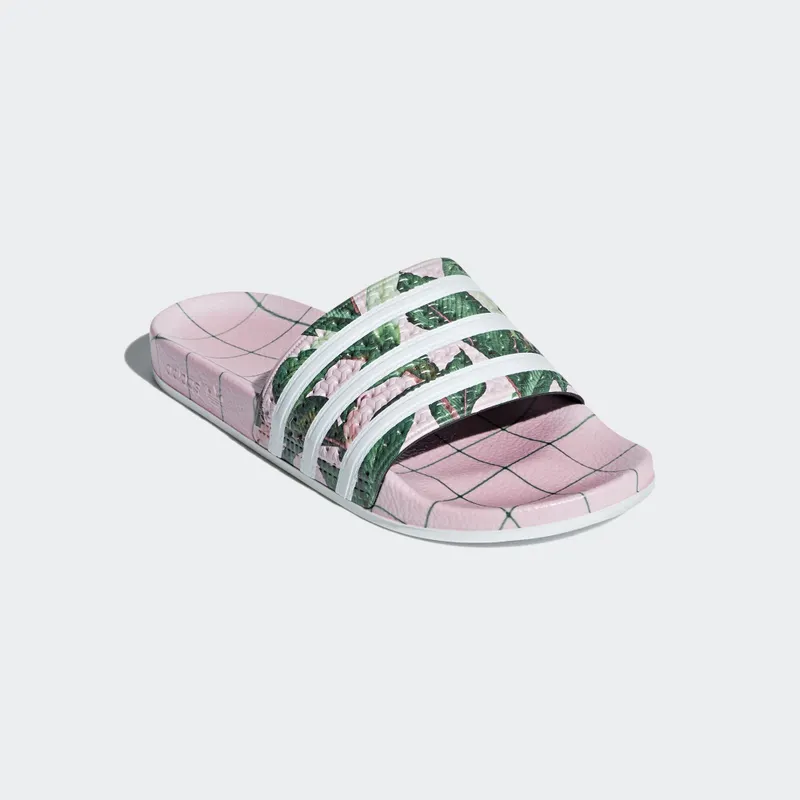 adidas Adilette Footwear White–Wonder Pink (W) Footwear White–Wonder Pink (B28006)
