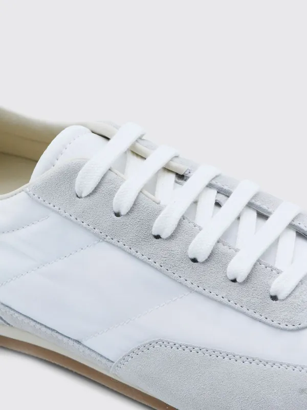 Common projects Minimal Runner Sneakers in Suede and Nylon White (41850506) (3)