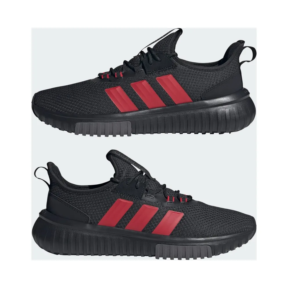adidas Kaptir 4.0 “Core Black / Better Scarlet / Carbon” (JR8528)