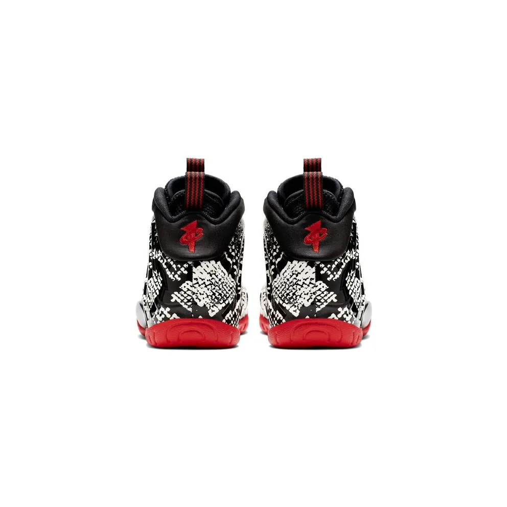 Nike Air Foamposite One Albino Snakeskin (GS) Sail/Habanero Red-Black (644791-104)