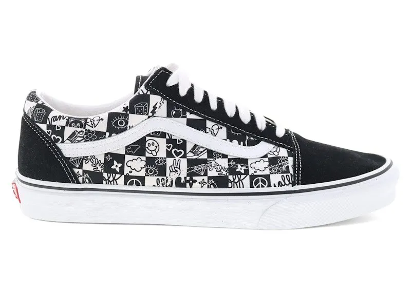 Vans Old Skool Doodle Checkerboard (VN0A7Q2J6U6)